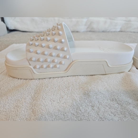 Christian Louboutin Studded Slides - Picture 8 of 13